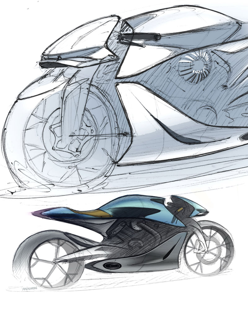 Brough Superior | ブラフシューペリア : AMB 001。英国の名門アストンマーティンとの共演から生まれた限定モデル。ターボ搭載Vツインとカーボンボディが極限の機能美を体現する。