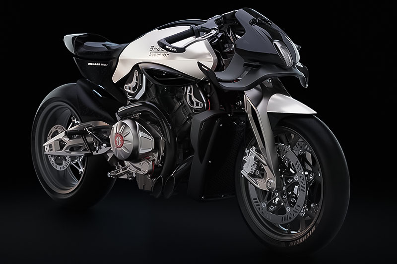 Brough Superior | ブラフシューペリア : 世界屈指の高級時計ブランド、リシャール・ミルとブラフシューペリアの共演によって誕生した「RMB 01」。二つの頂点が交わり生み出された、唯一無二の美と革新の象徴。